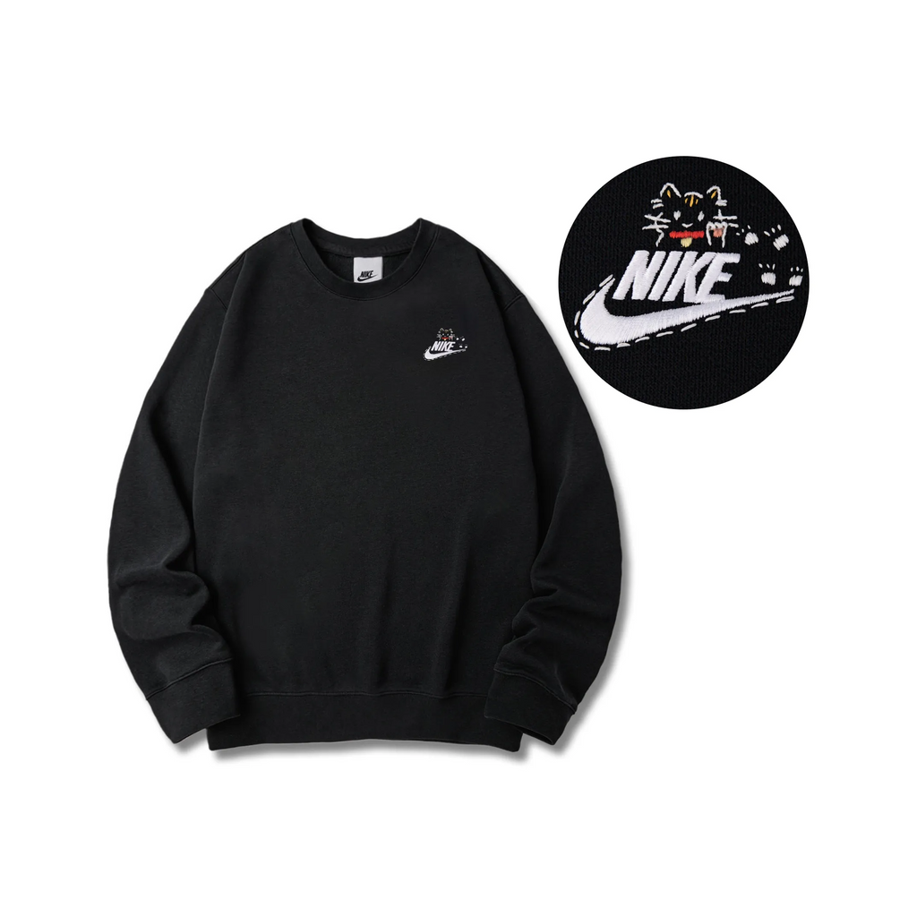 embroidery nike sweater