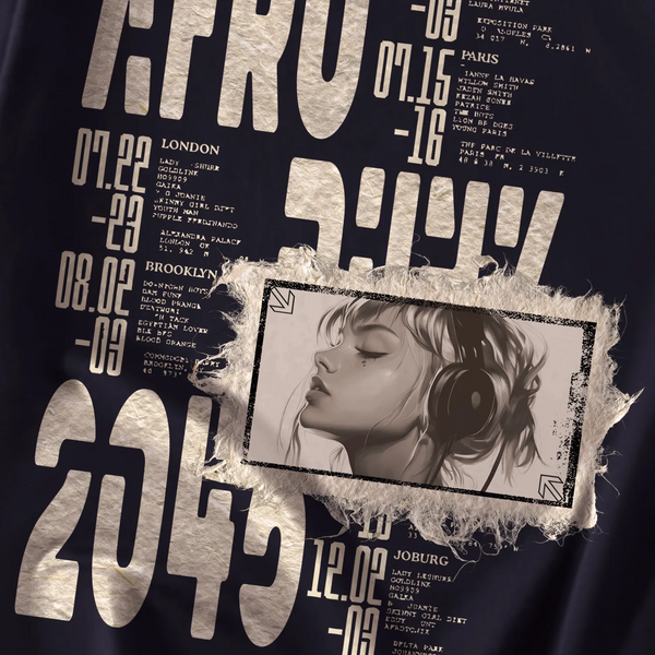 Custom Nike Sweatshirt Black with Girl Portrait and City Dates Print-oicustom