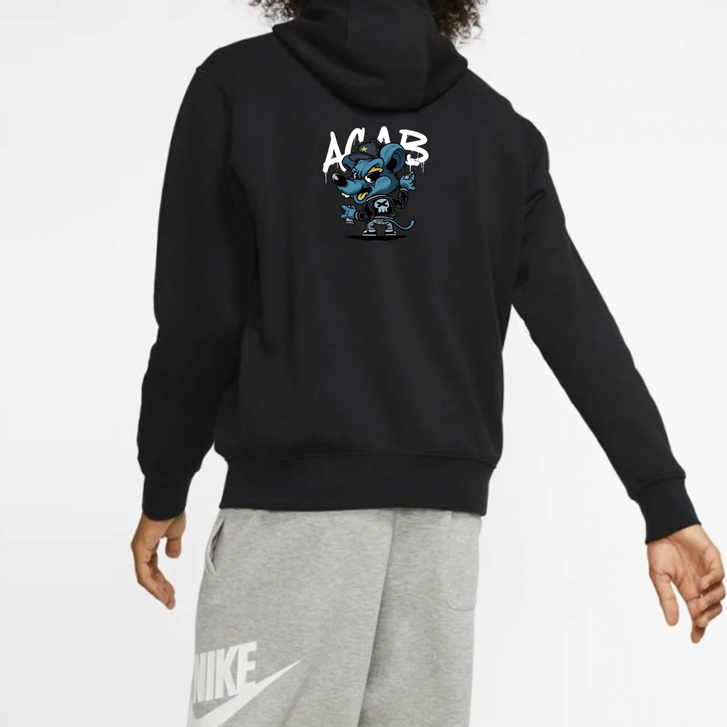 Custom Nike Sweatshirt featuring Blue Cartoon Rat-oicustom