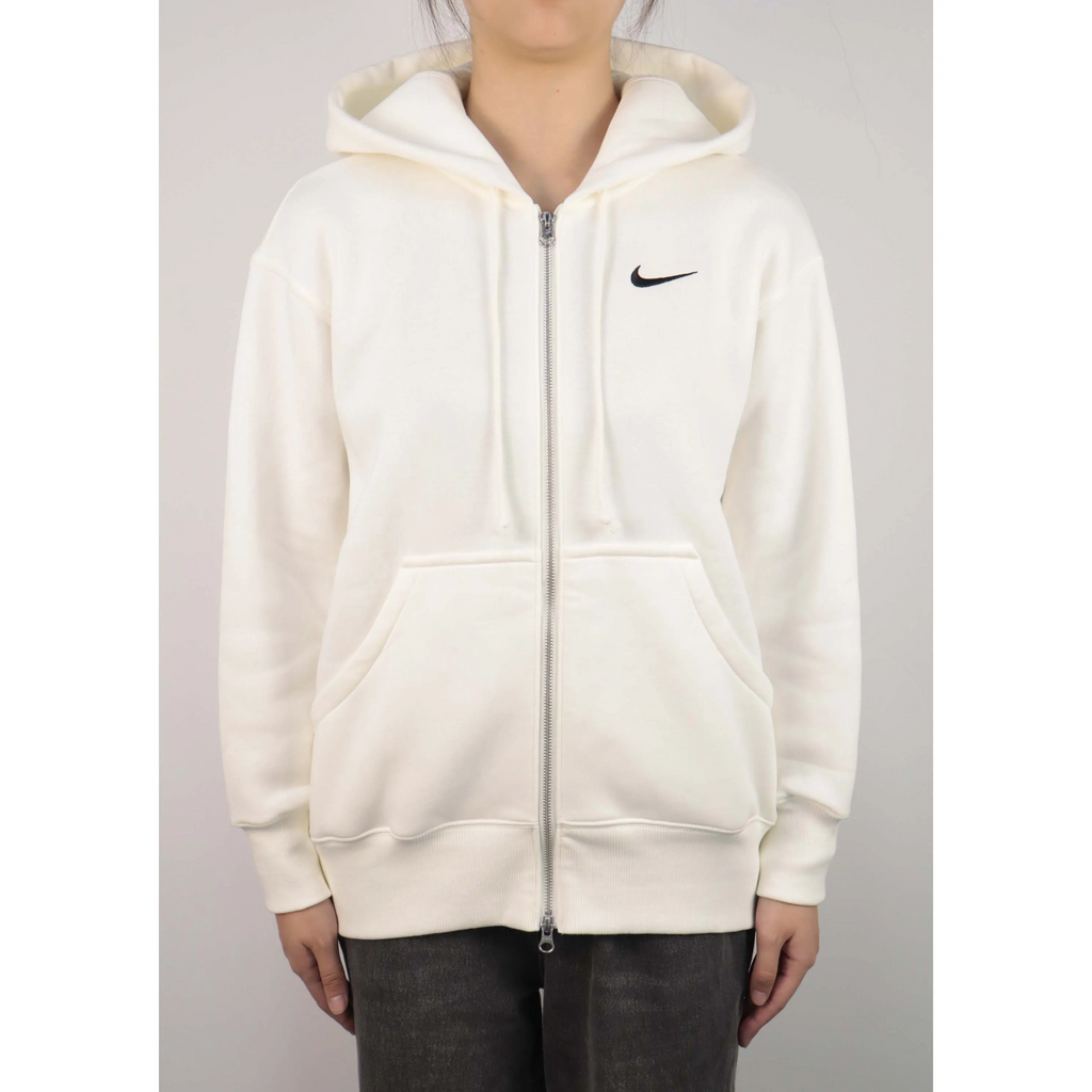 Custom Nike Sweatshirt White with Small Nike Logo and Back Patch-oicustom