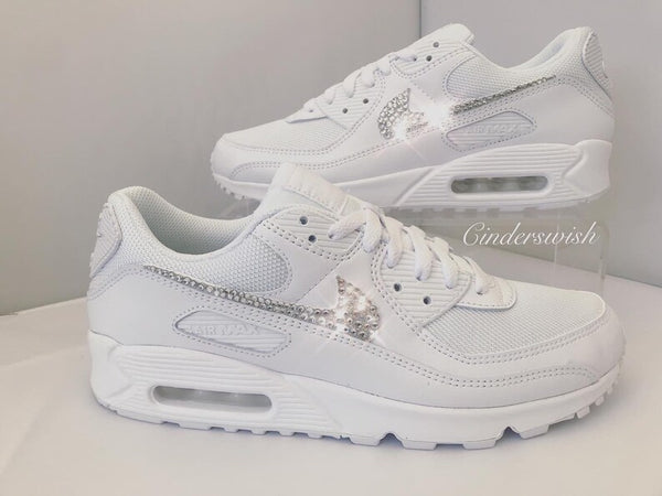 Custom Air Max Shoes Wedding White-oicustom