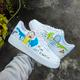 Hand Painted Rick & Morty Custom Air Force 1 Sneakers-oicustom