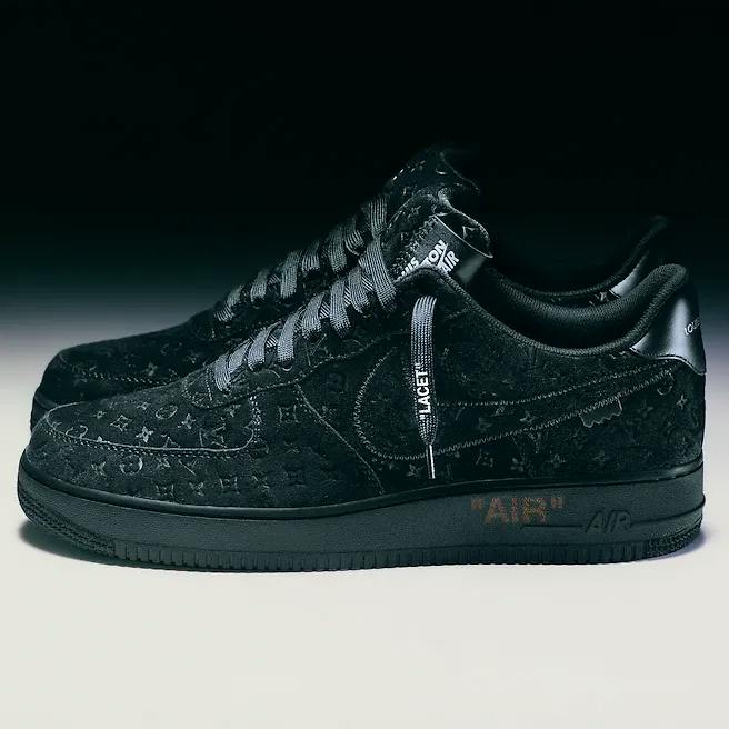 Logo Print Air Force 1 low Black Anthracite-oicustom