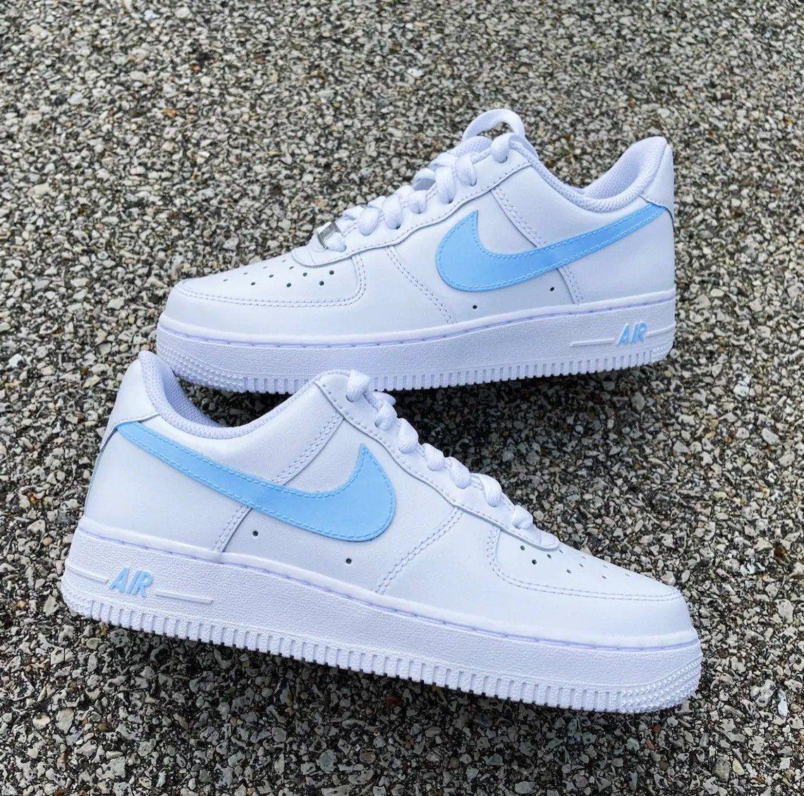 Nike Air Force 1, Store Sample,  Baby Blue Air Force 1  main image 3
