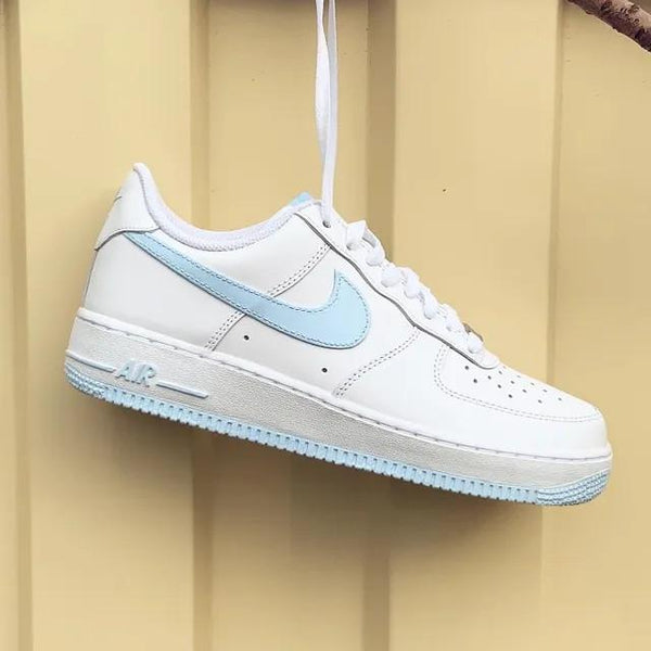 Baby Blue Nike Air Force 1 Custom-oicustom