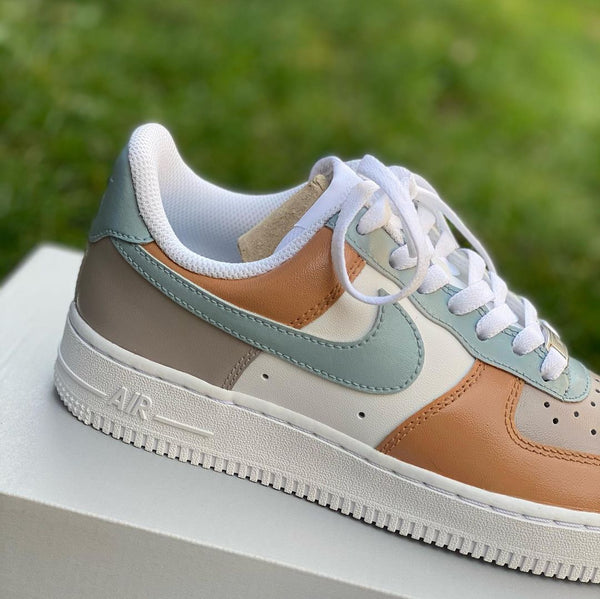 Basic Color Custom Air Force 1’s Orange-oicustom