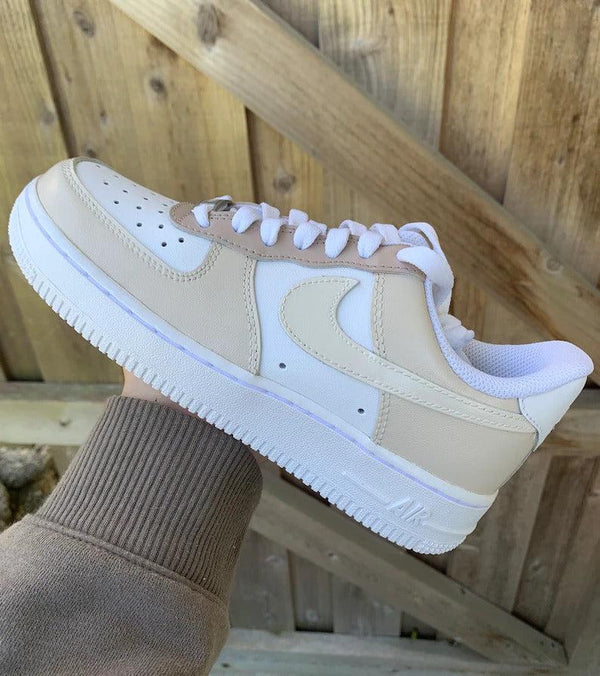 Beige Ombré Custom Air Force 1-oicustom