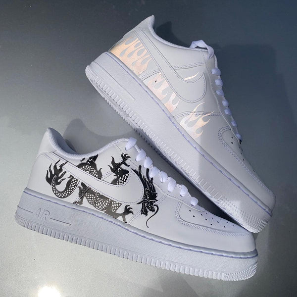 Black Fiery Dragon AF1-oicustom