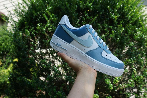 Blue Air Force 1 Custom Nike Air Force 1-oicustom