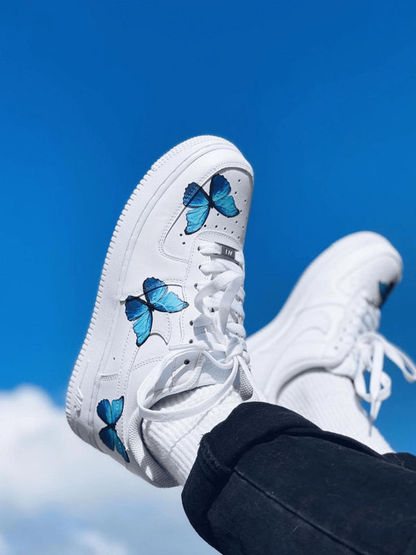 Blue Butterfly AF1-oicustom