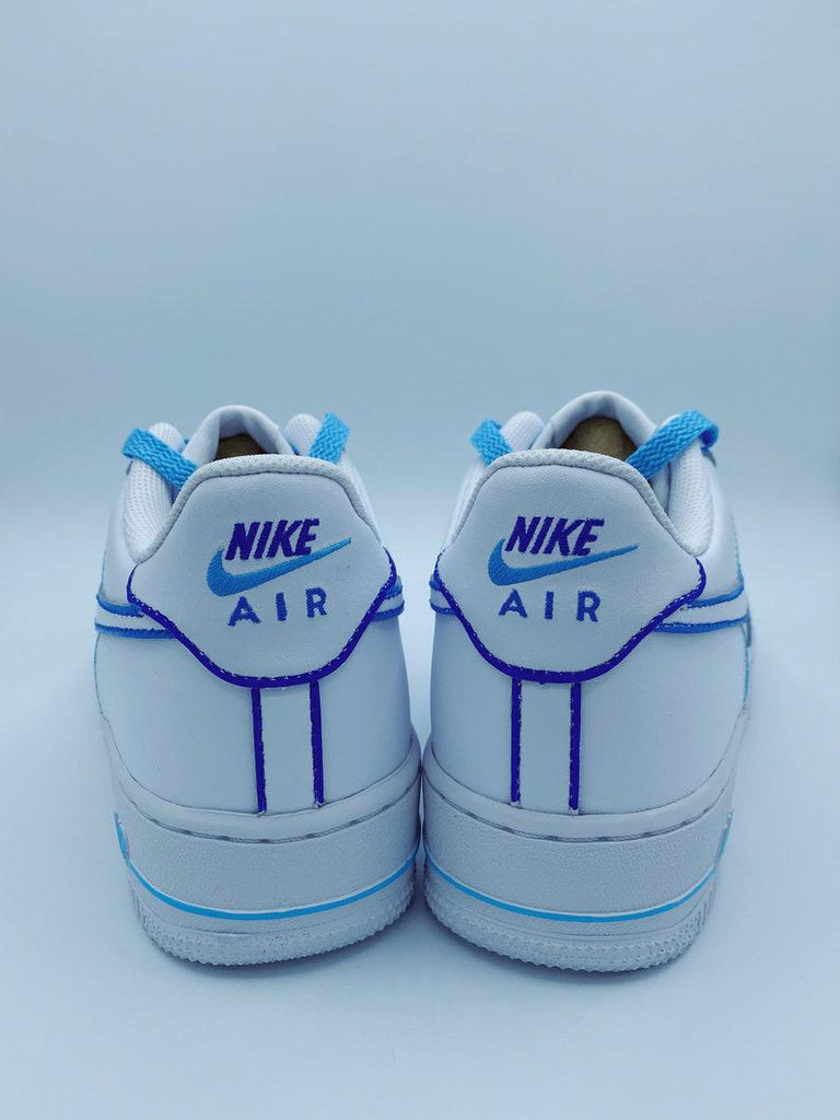 air force 1 blue outline