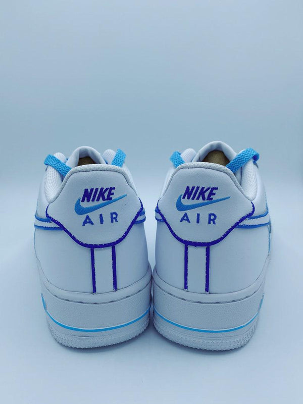 Blue Color Outline Air Force 1 water Resistant-oicustom