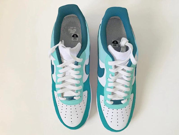 Blue Lagoon Custom Air Force 1's water Resistant-oicustom