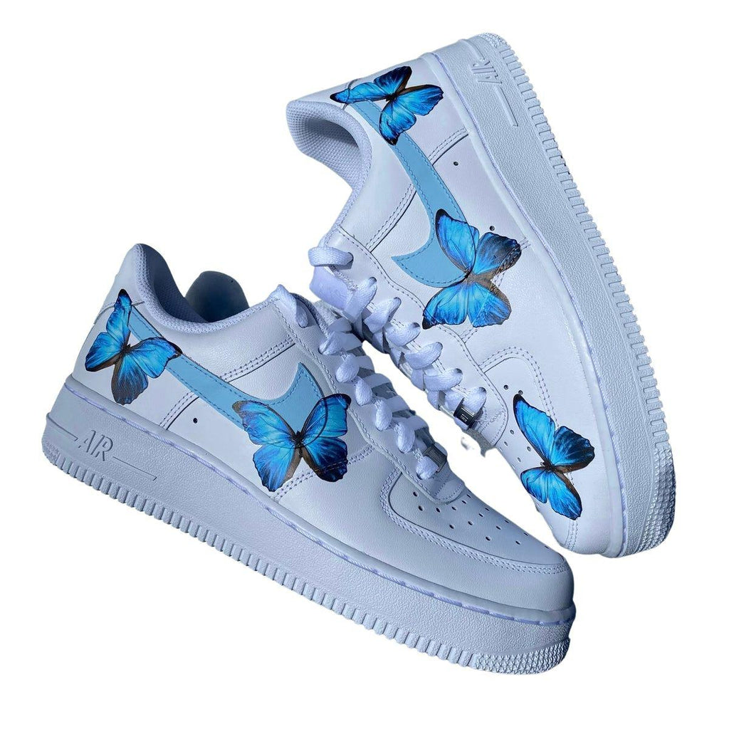 Blue Tick Butterfly AF1-oicustom
