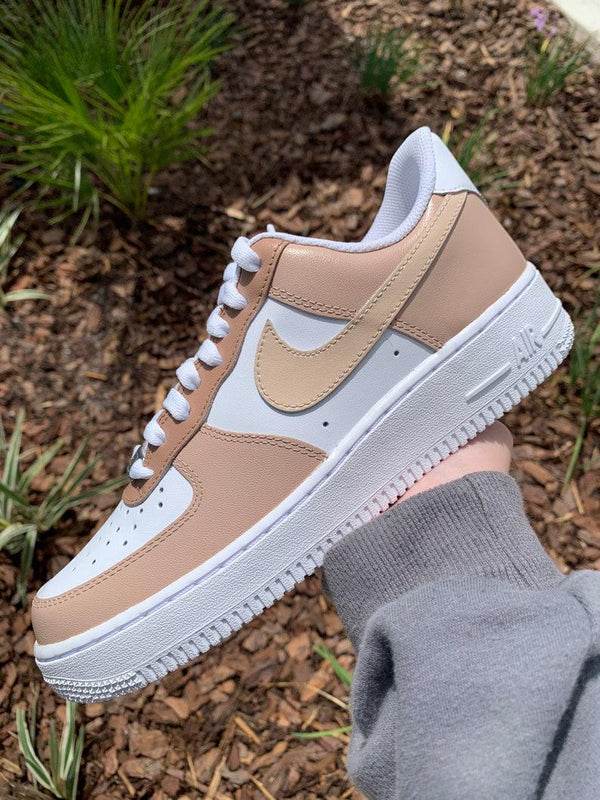 Brown Custom Air Force 1-oicustom