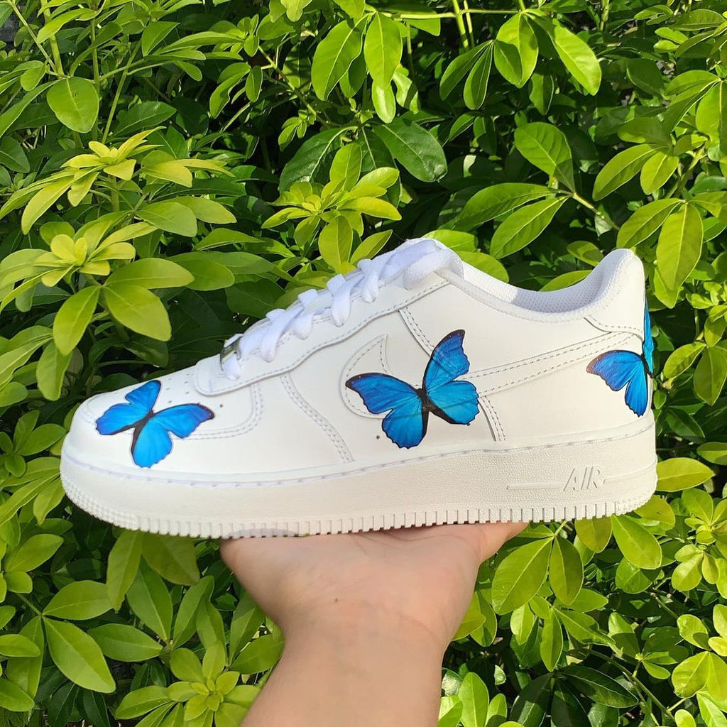 Butterfly Air Force 1’s-oicustom