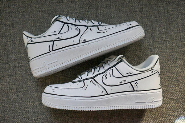 Cartoon Custom Nike Air Force 1 Custom Shoes (Made To Order) Custom Sneakers-oicustom