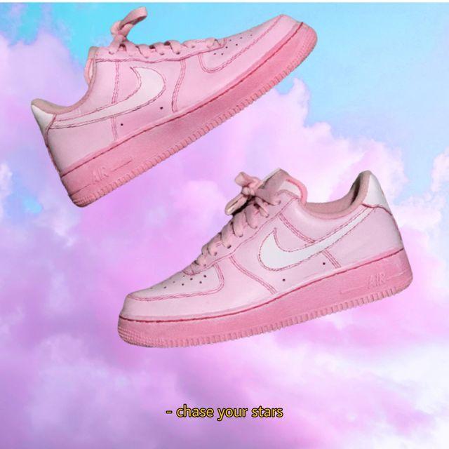 Cloudy Pink Air Force 1-oicustom