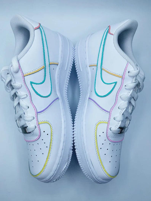 Colorful Outline Air Force 1 Water Resistant-oicustom