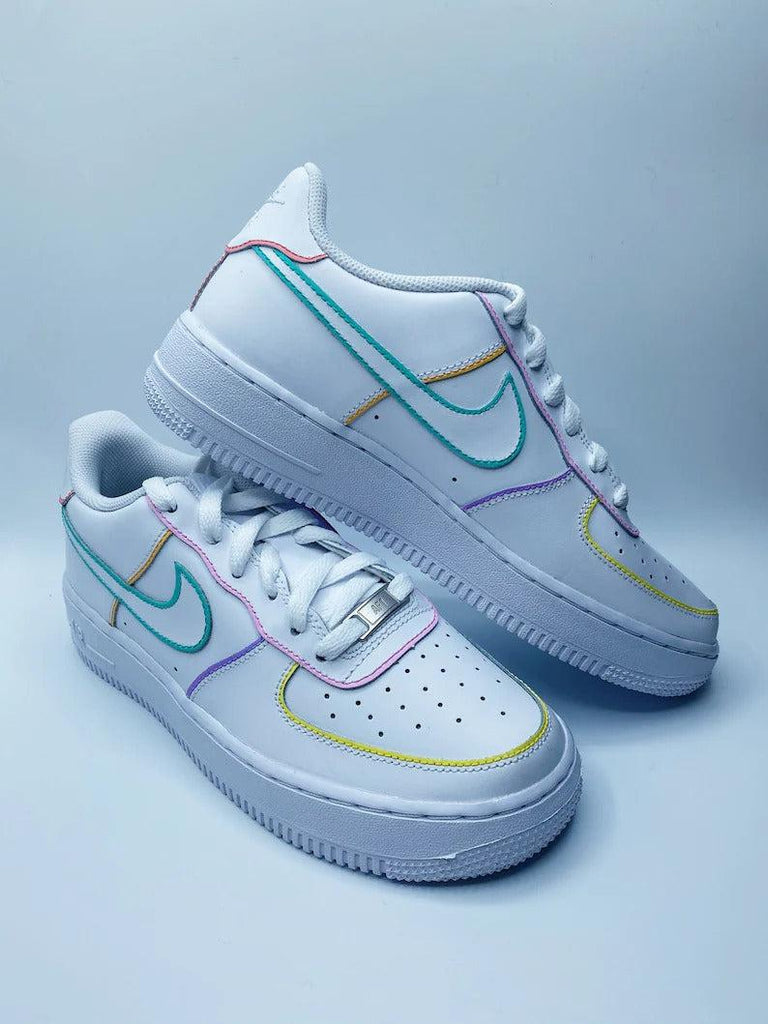 Colorful Outline Air Force 1 Water Resistant-oicustom