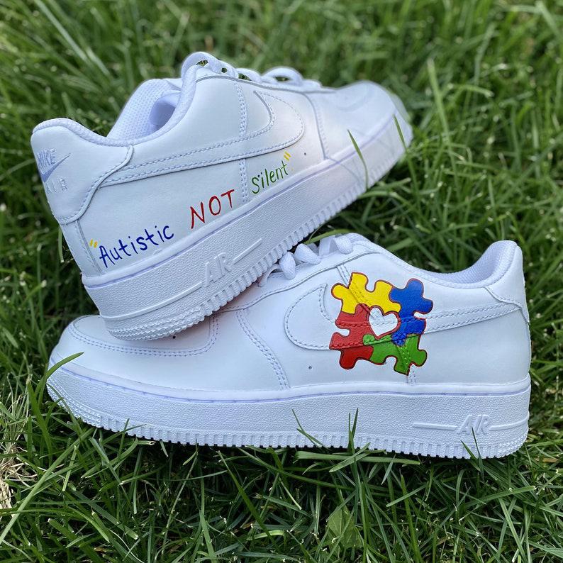 Custom Air Force 1 Autism Awareness-oicustom