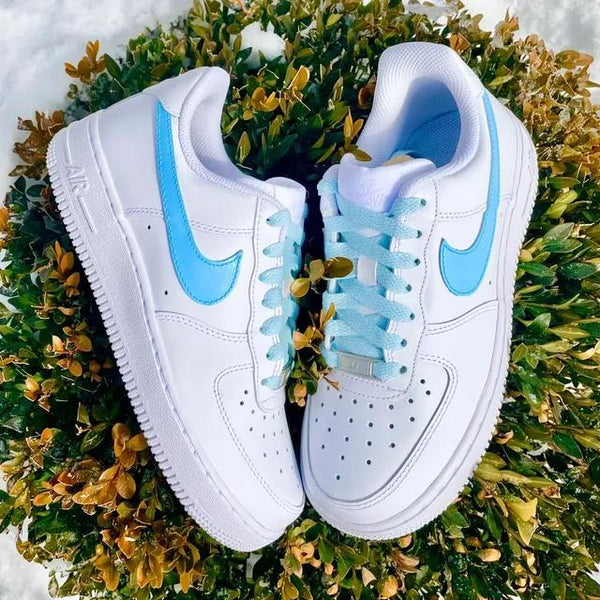 Custom Air Force 1 Baby Blue Lace-oicustom