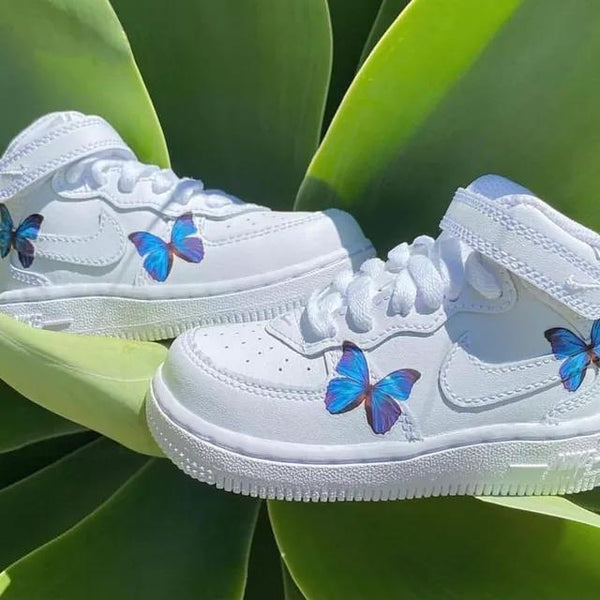 Custom Air Force 1 Baby Butterfly-oicustom