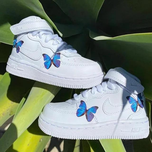 Custom Air Force 1 Baby Butterfly-oicustom