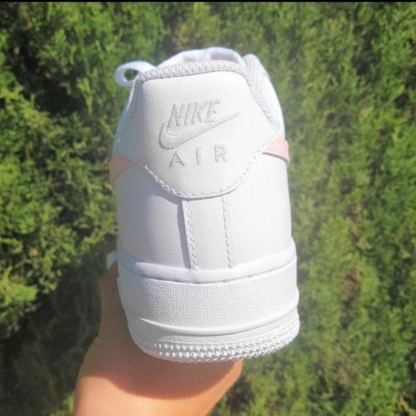 Custom Air Force 1 Baby Pink Swoosh-oicustom