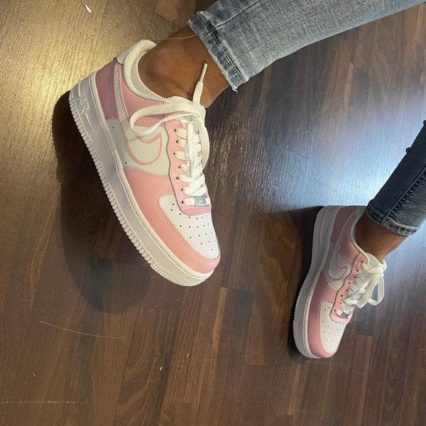 custom air force 1 barely rose nike air force 1-oicustom