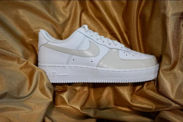 Custom Air Force 1 Beige Nike Air Force 1-oicustom