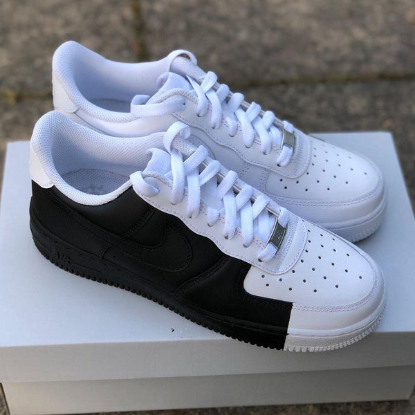Custom Air Force 1 Black Yin Yang-oicustom