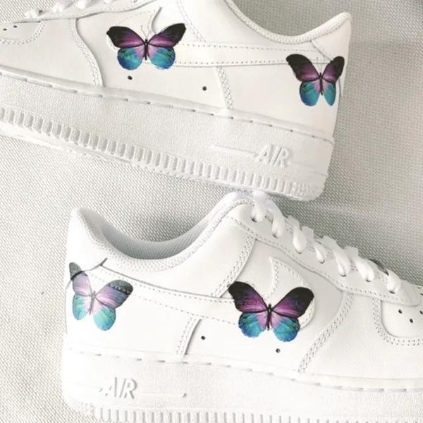 Custom Air Force 1 Butterfies-oicustom