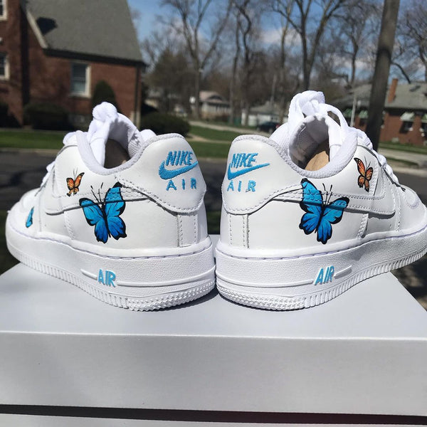 Custom Air Force 1 Butterfly Design-oicustom