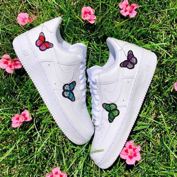 Custom Air Force 1 Butterfly Rainbow-oicustom