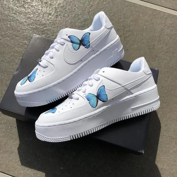 Custom Air Force 1 Butterfly Sage-oicustom