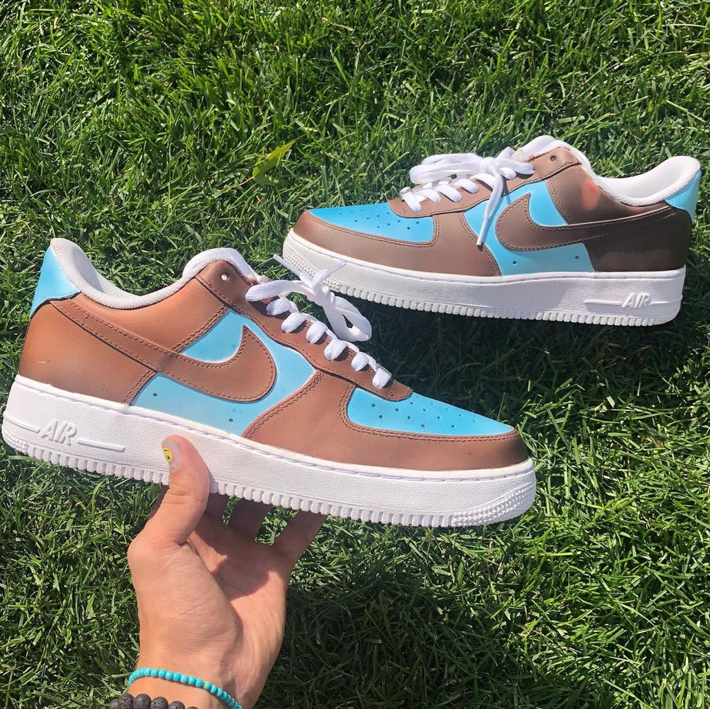 Custom Air Force Coffee Light Blue – oicustom