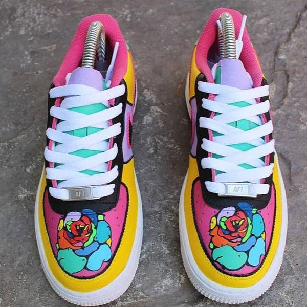 custom air force 1 colorful