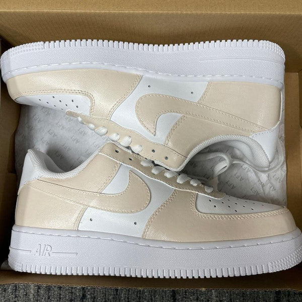 Custom Air Force 1 Cream-oicustom