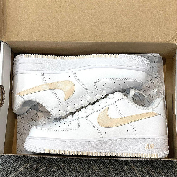Custom Air Force 1 Cream-oicustom