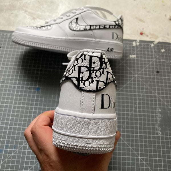 Custom Air Force 1 Dior Black-oicustom