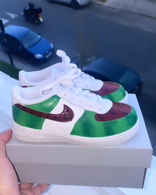 Custom Air Force 1 Green Brown-oicustom