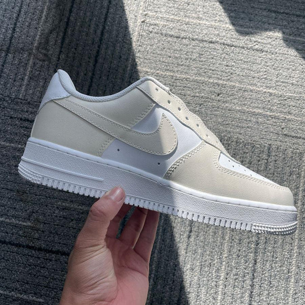 Custom Air Force 1 light grey-oicustom