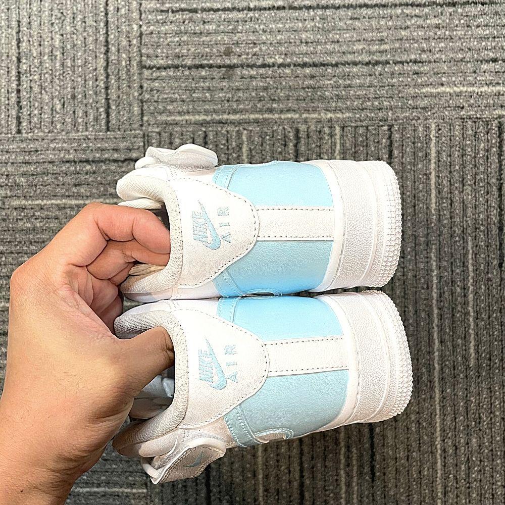 Custom Air Force 1 Mid Baby Blue â oicustom