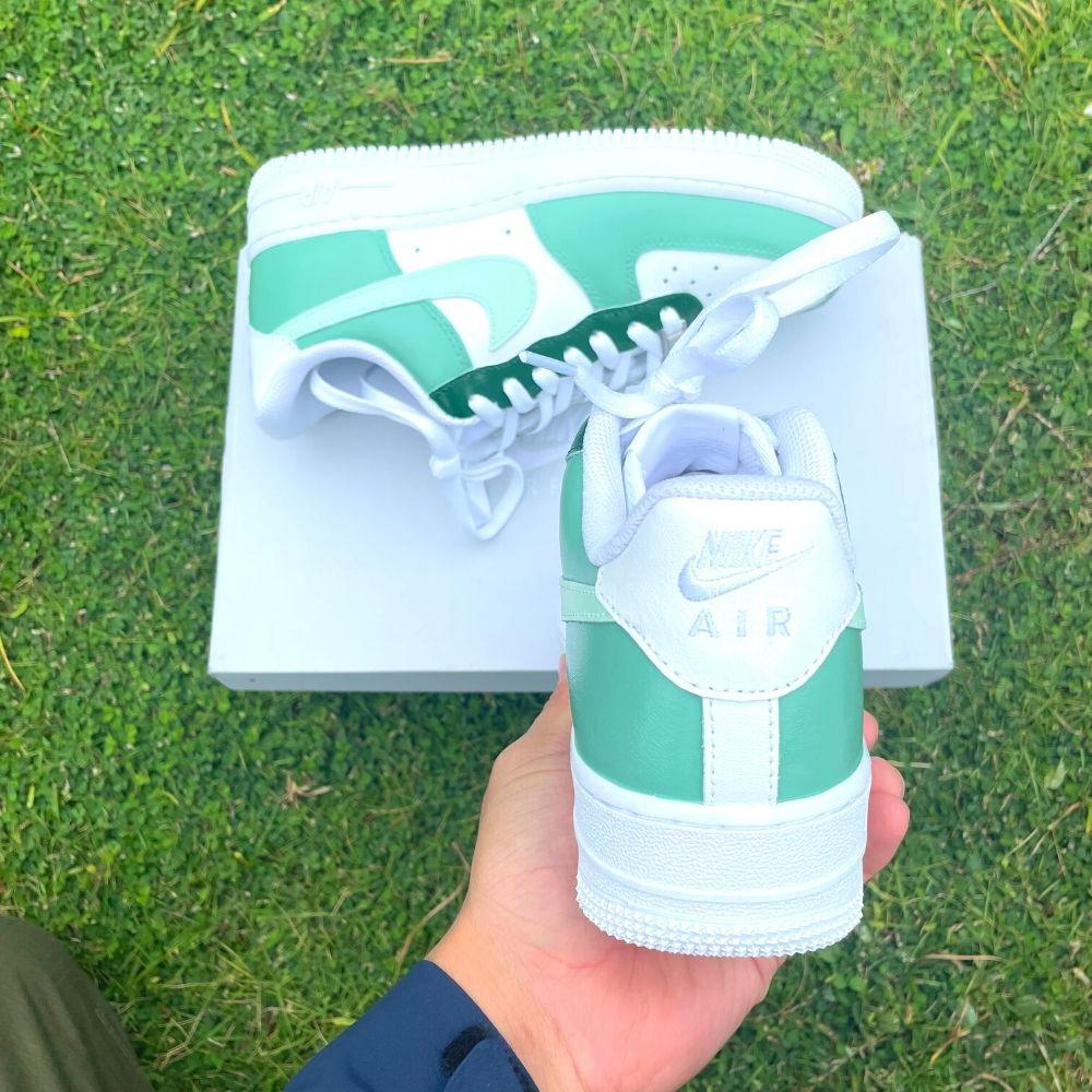 custom olive green air force 1