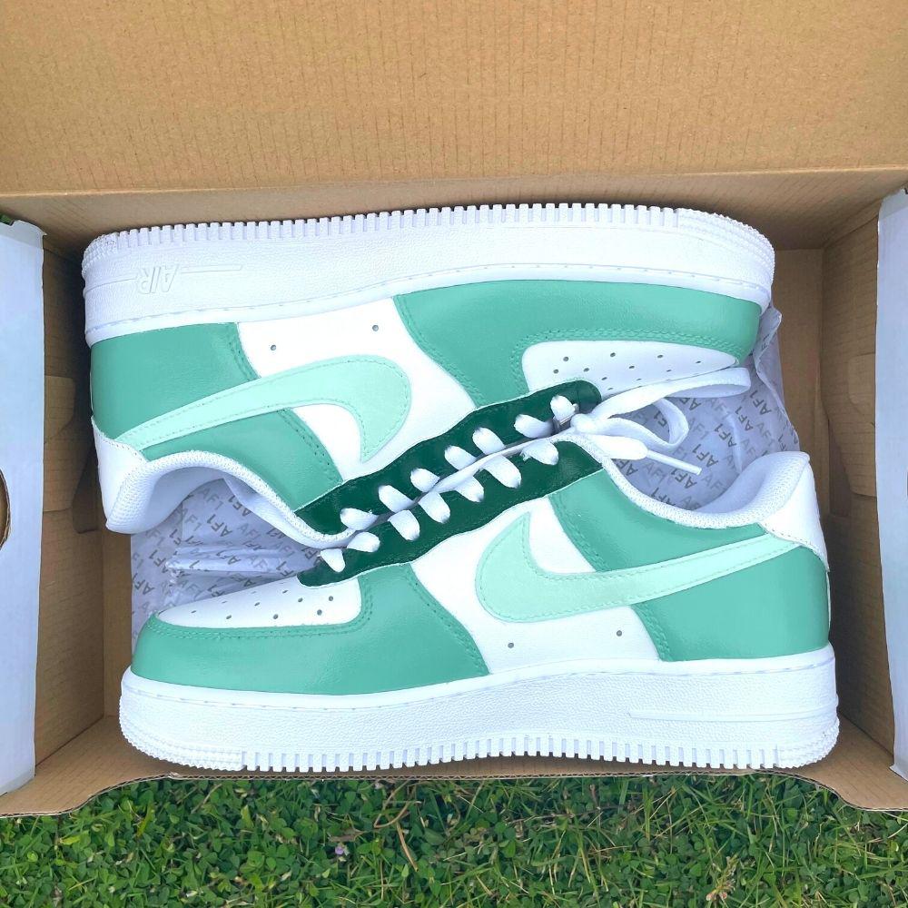 custom olive green air force 1