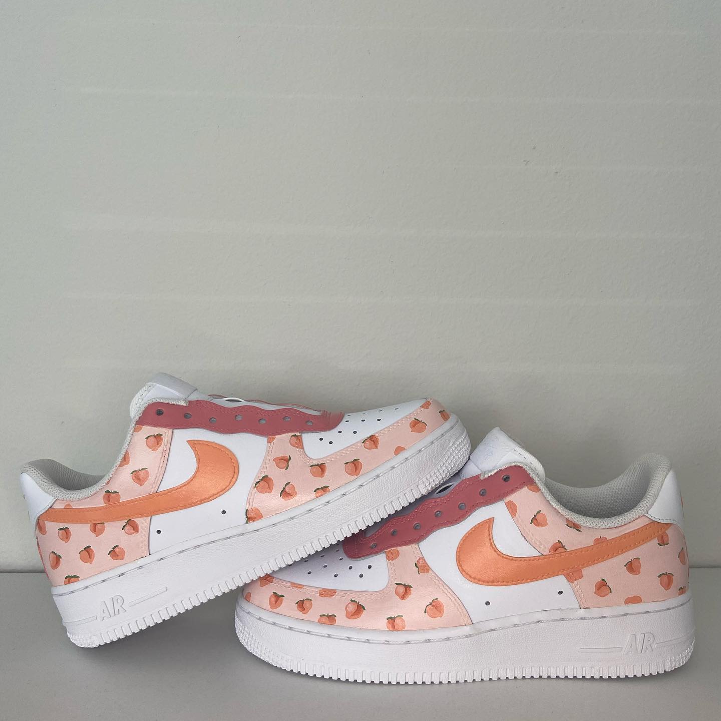 peach air force ones