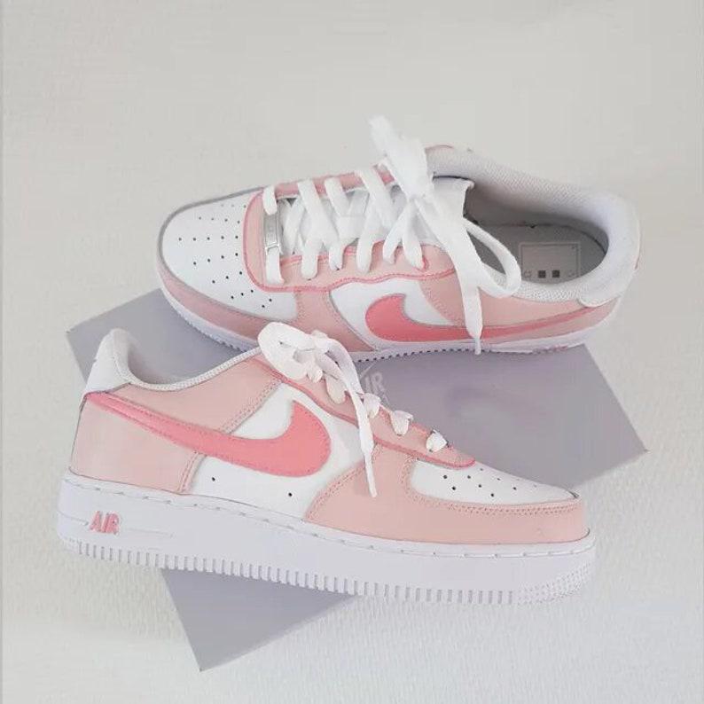 custom air force 1 pink nike air foece 1 – oicustom