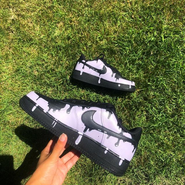 Custom Air Force 1 Purple Drip-oicustom