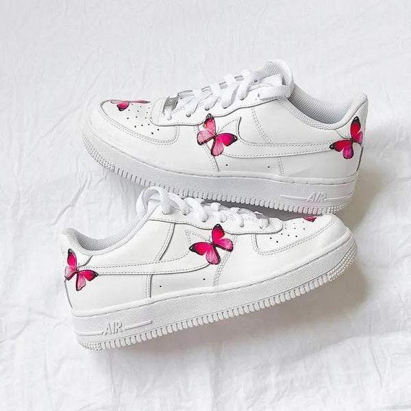 Custom Air Force 1 Rose butterfly-oicustom